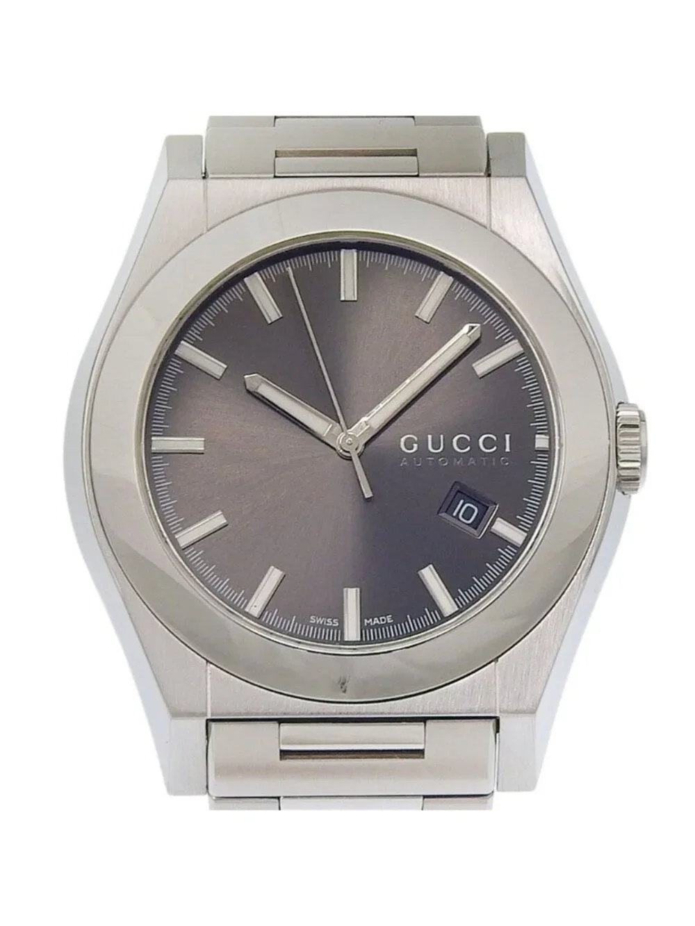 Gucci Parentesi 115.2 Stainless Steel Automatic Winding Analog Display Black